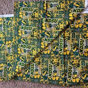 NDSU LOGO 2 yds of fabric